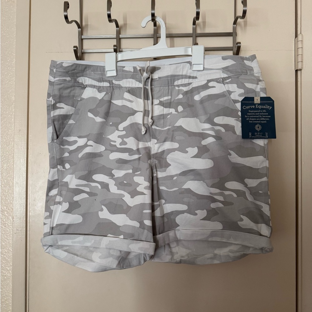 Gray Camouflage Shorts